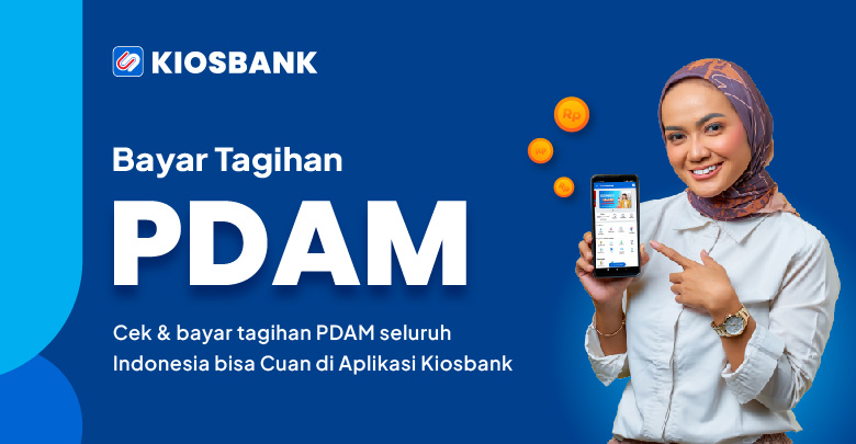 Bayar PDAM Online Se-Indonesia Kabupaten Kota Terlengkap Termurah di aplikasi Kiosbank