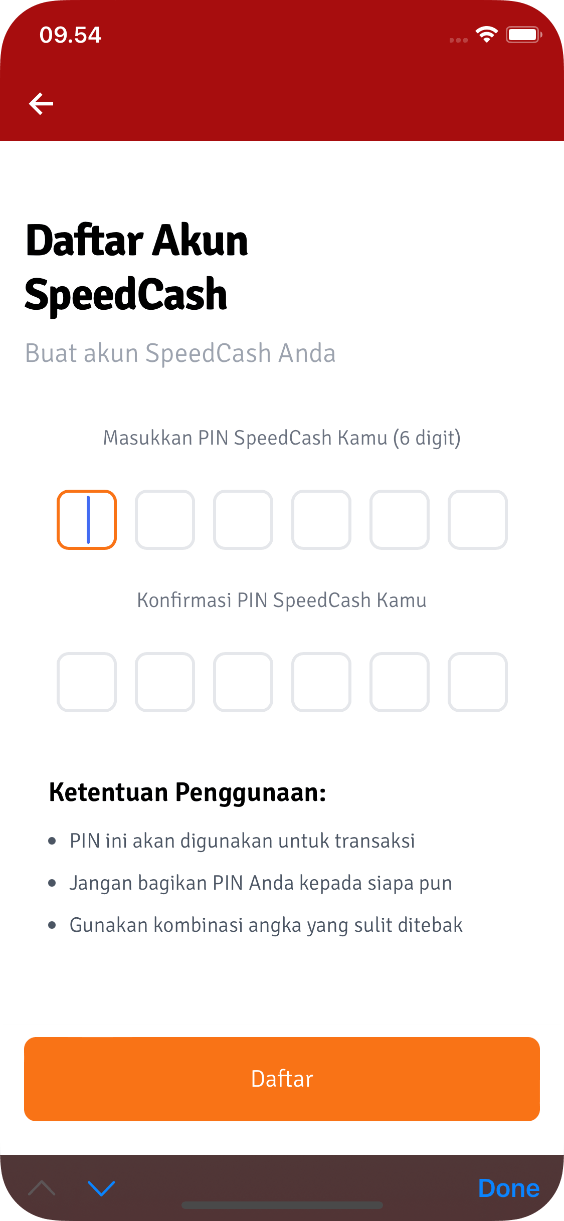 cara top up saldo speedcash di aplikasi kiosbank ios iphone