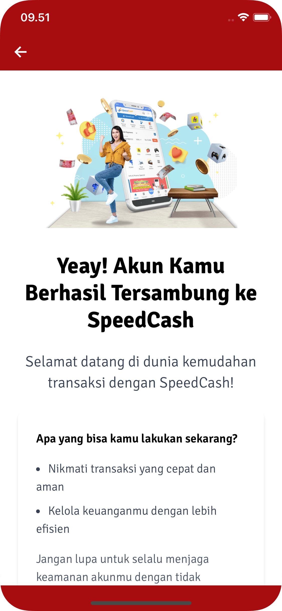 cara top up saldo speedcash di aplikasi kiosbank ios iphone